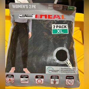 32 Degrees Black Base Layer Pants XL